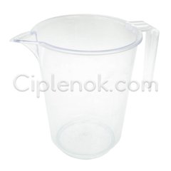 Мерная пластиковая кружка с носиком 0,5 л (мерный стакан)