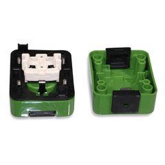 21-04-3203 Розетка 1x 230В 10/16А зеленая - Socket 1x 230V 10/16A green