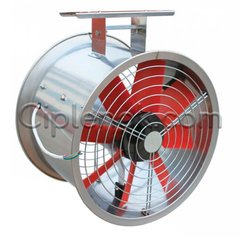 Осевой циркуляционный вентилятор для сельского хозяйства пластиковые лопасти (Ø лопаток 500 мм), 5500 м³/ч
