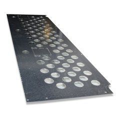 83-08-4953 Перегородка з листового металу MB-Level 1450 NAT-Nova 280-15 отворів - Sheet metal partition MB-Level 1450 NAT-Nova 280-15 holes