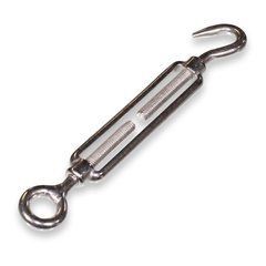 21-04-1234 Стяжка з гаком і вушком M 6 SST DIN 1480 - Turnbuckle w/hook and eye M 6 SST DIN 1480