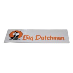 00-00-1178 Наклейка: Big Dutchman 800 x 270 мм - Sticker: Big Dutchman 800 x 270mm