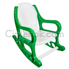 Детское кресло качалка пластиковое (разные цвета)