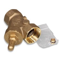 21-04-3456 Обратный клапан 1 1/4" латунь диагональный - Non-return valve 1 1/4" brass diagonal