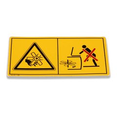 00-00-1189 Знак: Ризик травмування / мішалки - Pictograph: Risk of injury / agitator