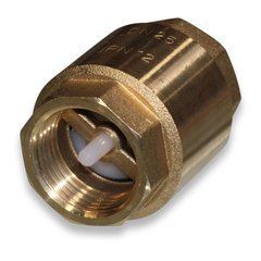 21-04-2547 Зворотний клапан підпружинений 1" латунь 12бар - Check valve spring-loaded 1" brass 12bar