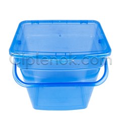 Пластиковый контейнер для продуктов прямоугольный 6 л (с ручкой)