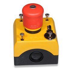 21-04-3165 Аварийный ключевой выключатель 1C1O M22-PVS/KC11/IY - Emergency key switch 1C1O M22-PVS/KC11/IY