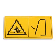 00-00-1224 Пиктограмма: Опасность раздавливания W019 ISO 7010/ Дверь или ворота - Pictograph: Crushing danger W019 ISO 7010/ Door or gate