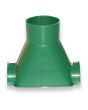 21-04-1506 Вихід подачі ECO зелений з затвором для труби 70 мм - Feed outlet ECO green w/shutter f/pipe 70mm