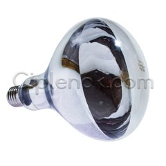 Лампа инфракрасная R125 175 Вт белая эконом