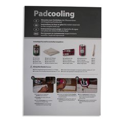 00-00-1491 Листовка с инструкциями по резервуару для воды Padcooling - Instruction leaflet for water reservoir Padcooling
