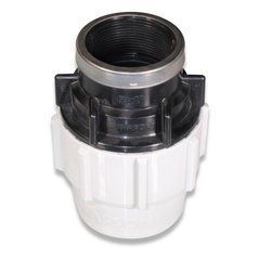 83-08-7672 Перехідний штуцер PP 63x 2"fm NP16 f/PE-труба - Adapter union PP 63x 2"fm NP16 f/PE-pipe