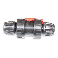 21-04-2006 Кран шаровой ПП 2х25 мм хомут 81-22-7190 - Ball valve PP 2x25 mm clamp 81-22-7190