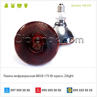 Лампа инфракрасная ВR38 175 Вт красн. Zilight